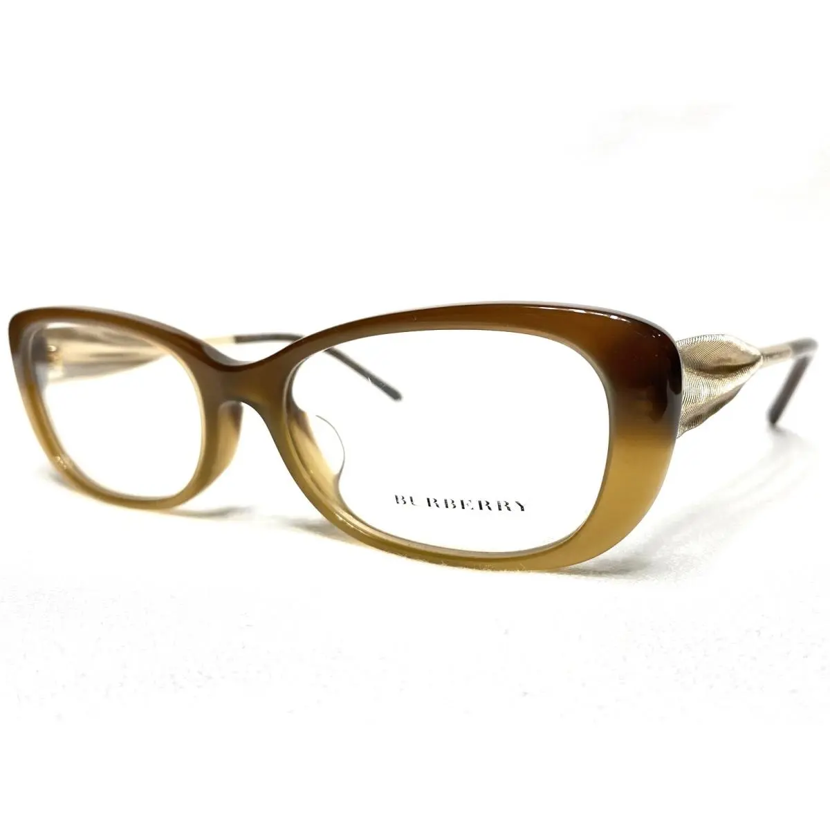 Burberry Eyeglasses B2203-F 3369 Women`s Brown/hazel Butterfly Frames 54/17