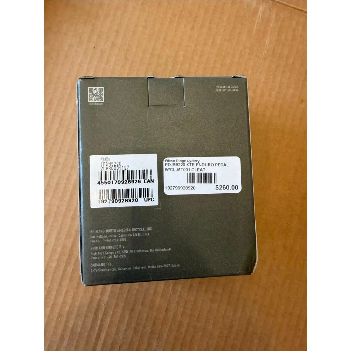 Shimano  - PD-M9220 - PD-M9220 IPDM9220 - Black, Silver (UPC: 192790928920) 0