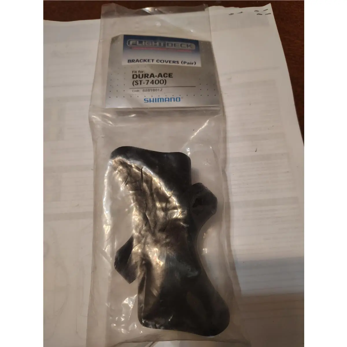 Shimano Dura-ace Brake ST-7400 FD Hoods Pair Black Nos Oem Bracket Covers