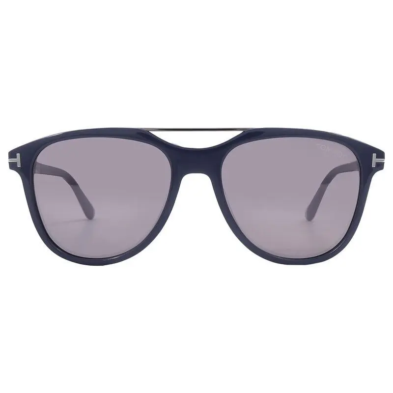 Tom Ford Damian Smoke Mirror Pilot Men`s Sunglasses FT1098 90C
