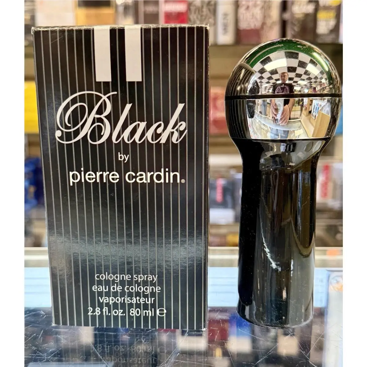 Black Men Cologne Edc 2.8oz 80ml Cologne Spray Rare by Pierre Cardin
