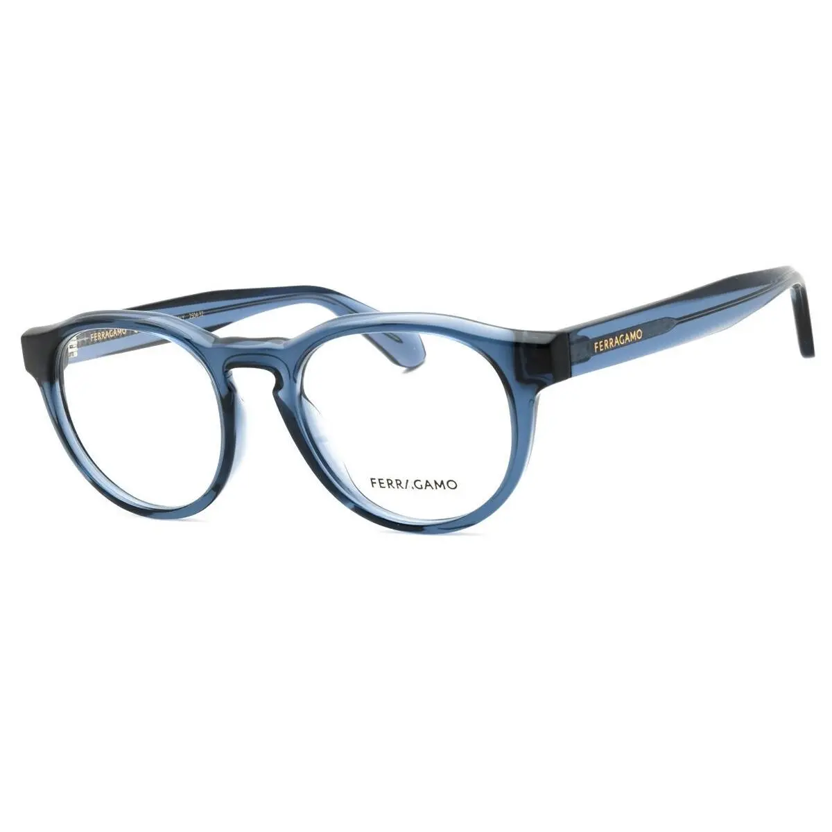 Salvatore Ferragamo SF-2987E 450 Crystal Azure Blue Eyeglasses 50/19/145