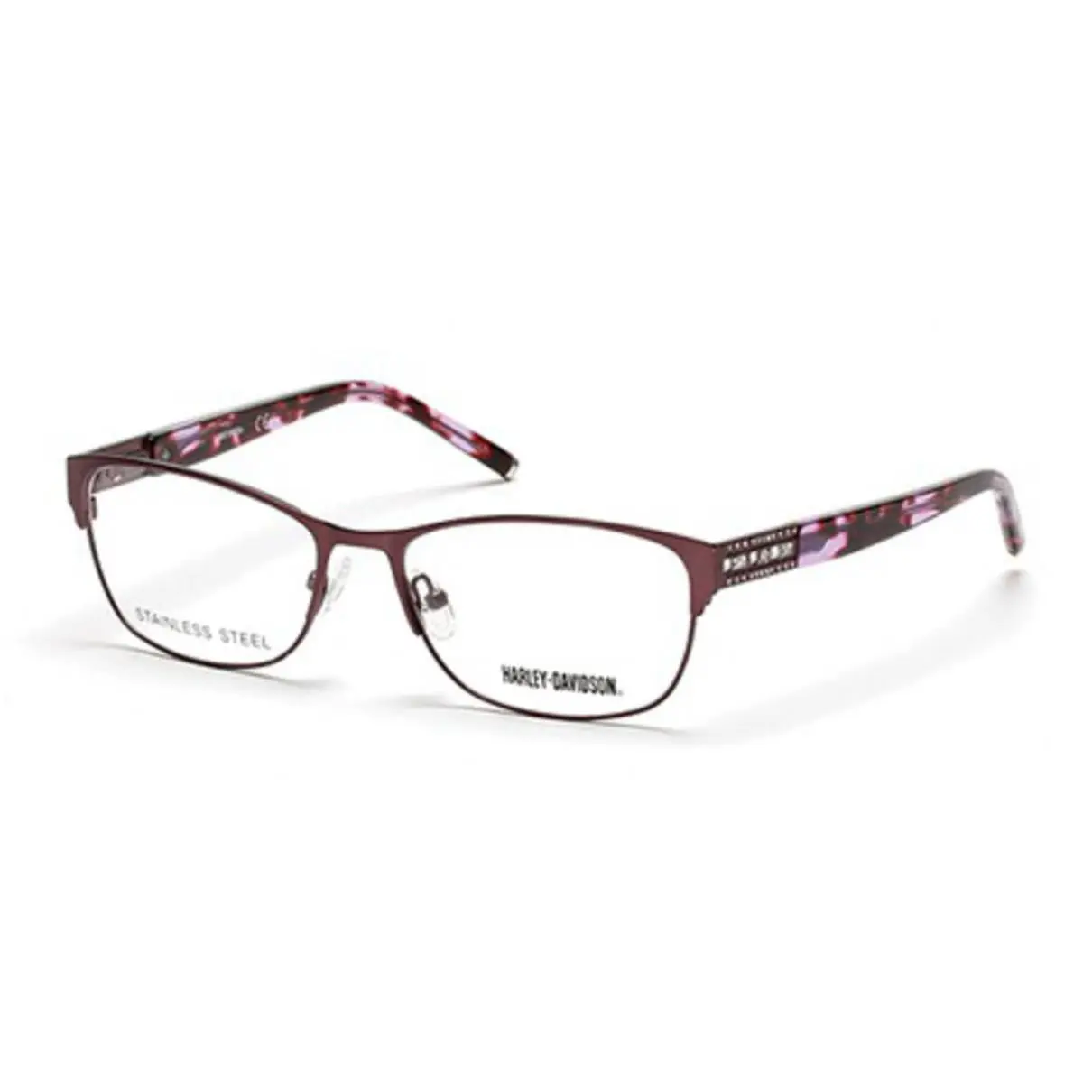Harley-davidson HD 0540 Matte Violet / Coloured Havana 082 Size 54 Eyeglasses