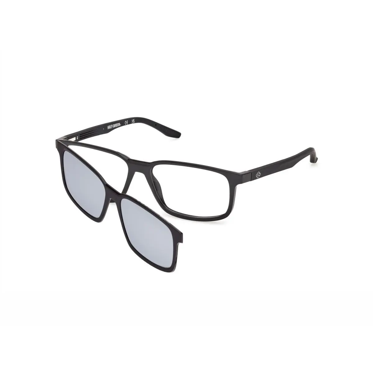 Harley-davidson HD 50134 Shiny Black Matte Black 001 Size 57 Eyeglasses