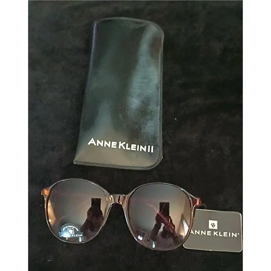 Vintage Anne Klein For Riviera Brown Frame Women’s Sunglasses Case