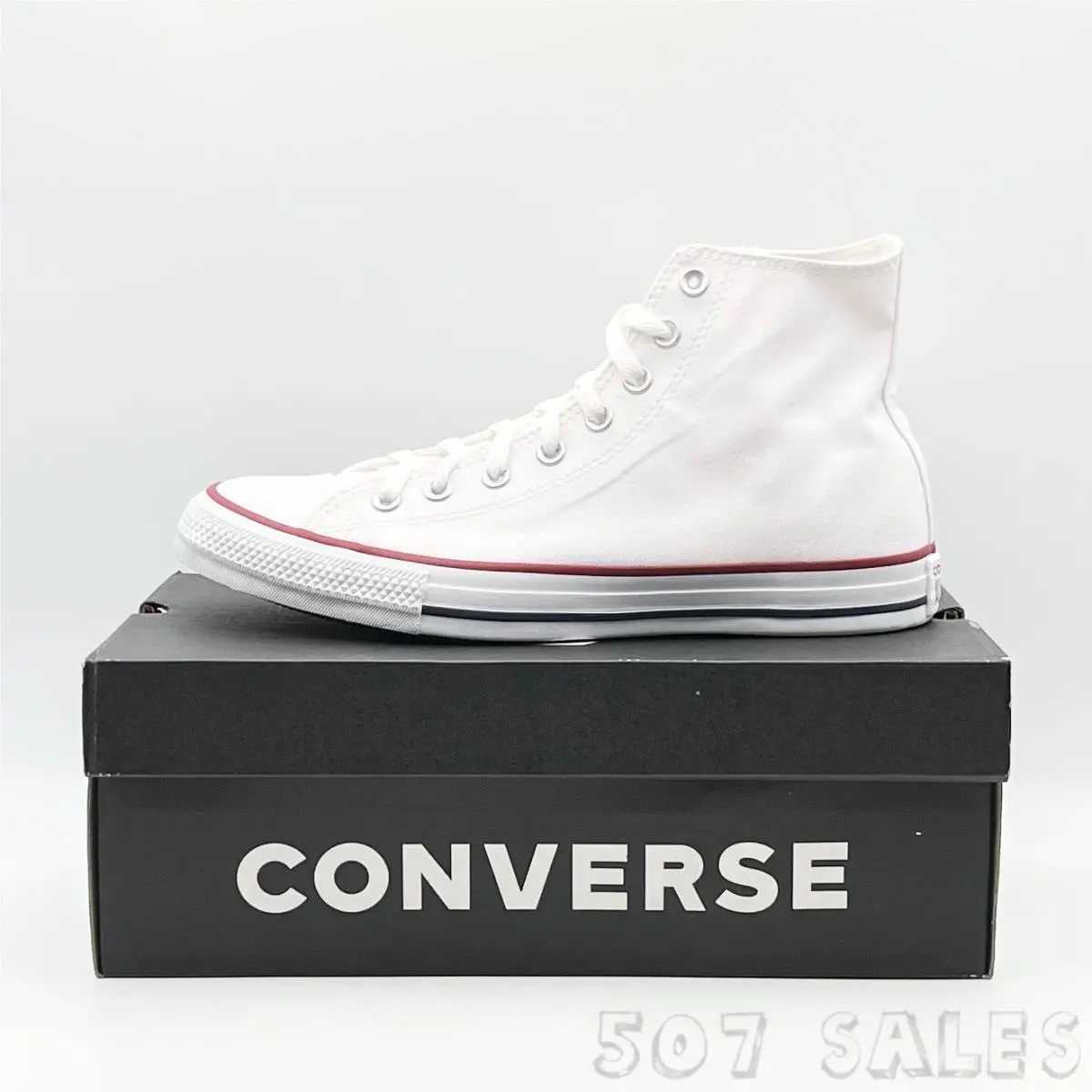 Converse Chuck Taylor All Star High White / Red / Navy 156999C - Select Size