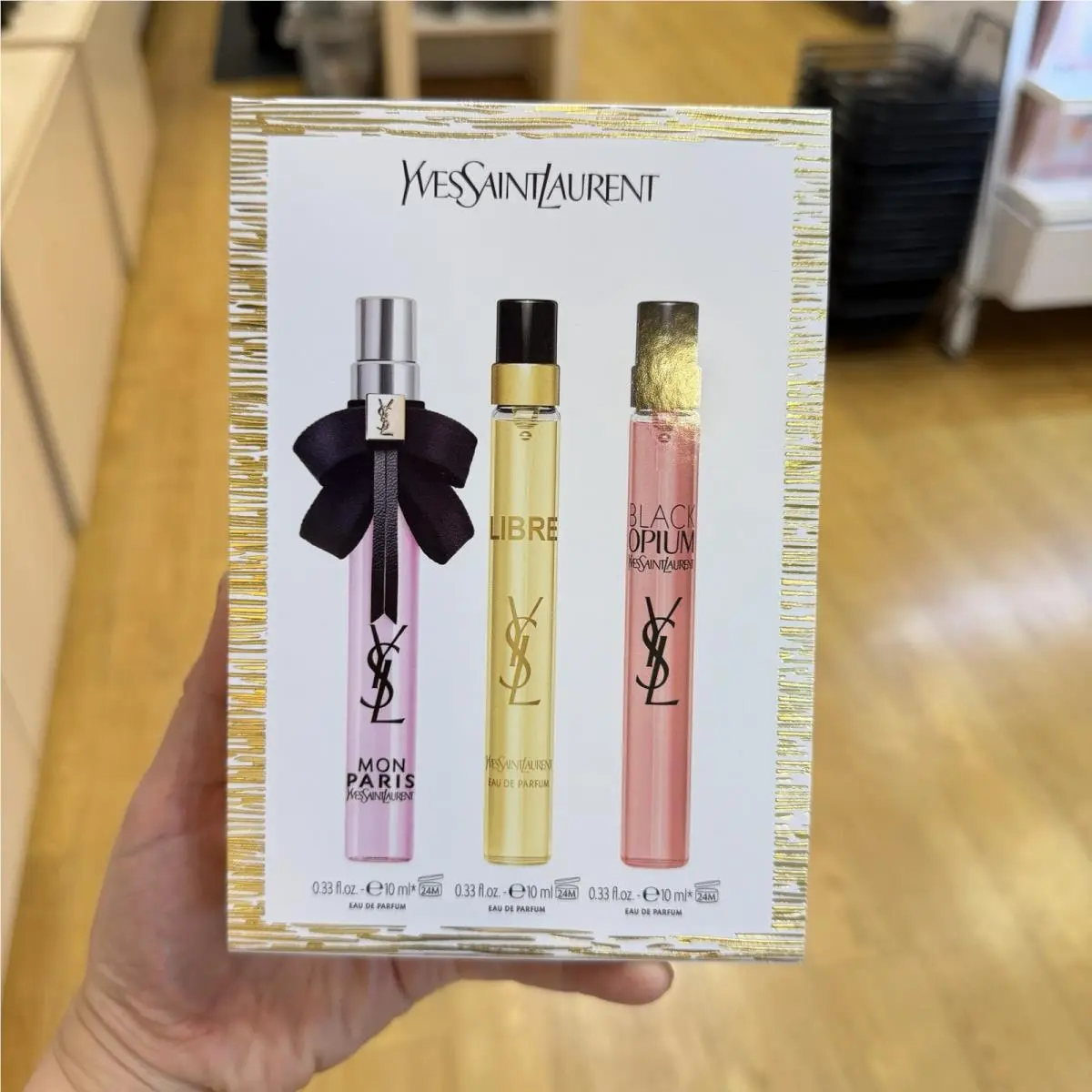 Ysl  Perfume Travel Spray Trio Set Lux Perfume Set by Yves Saint Laurent