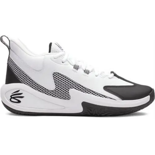 Under Armour Unisex Curry 3Z 25 Sde Basketball Shoes White/black/black - 6000749
