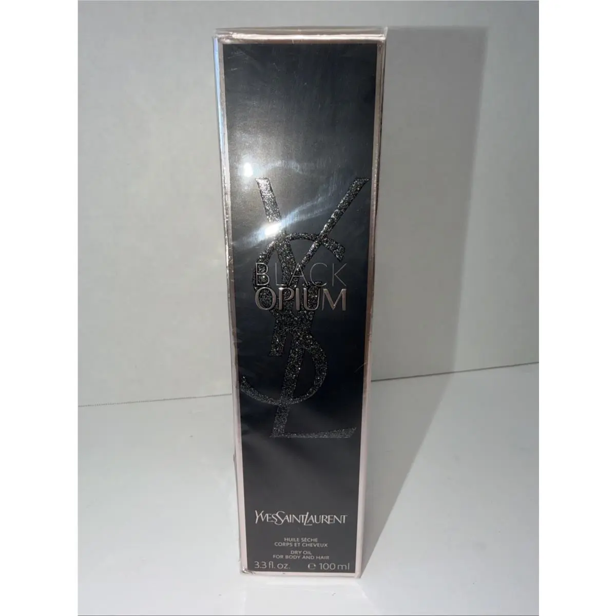 Ysl  Black Opium Dry Oil For Body Hair 3.3oz/100ml Boxed by Yves Saint Laurent