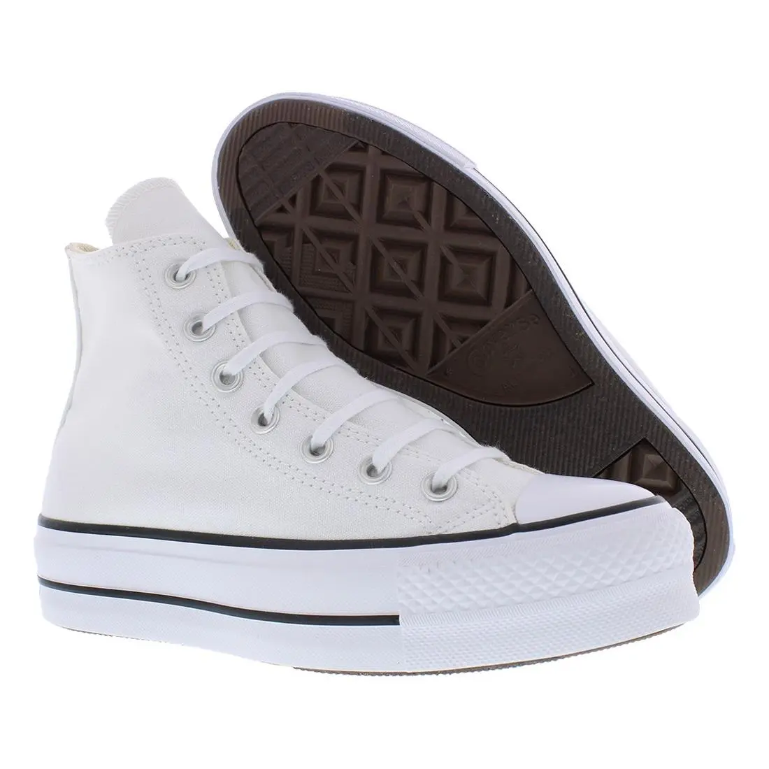 Converse shoes - White/Black, Main: White 4