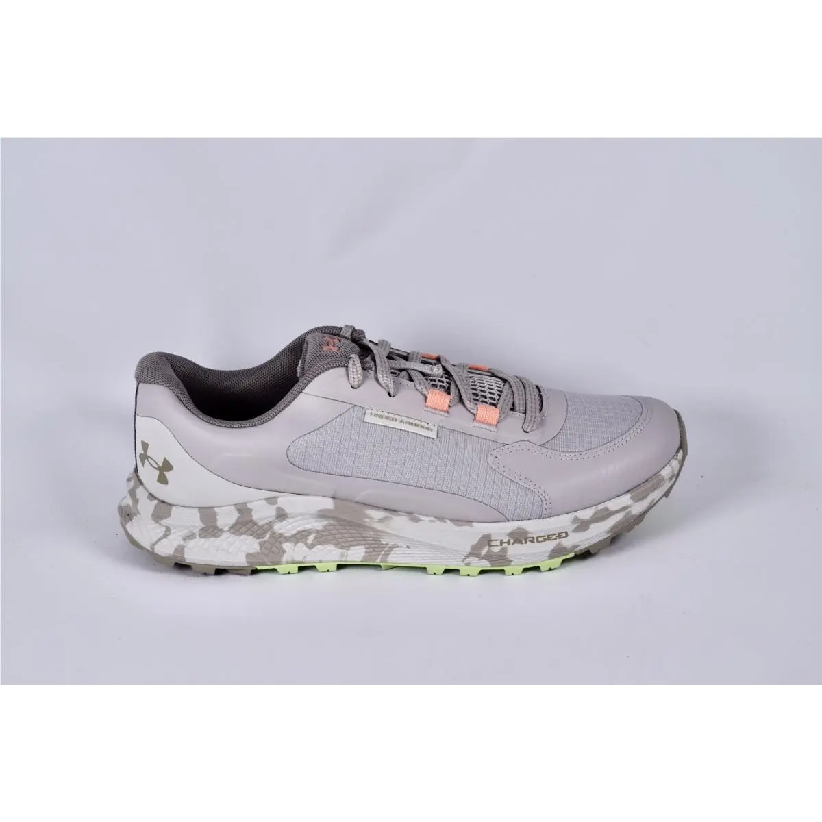 Under Armour Women`s Charged Bandit 3 3028405-102 Gray Running Shoes Size 8.5 B