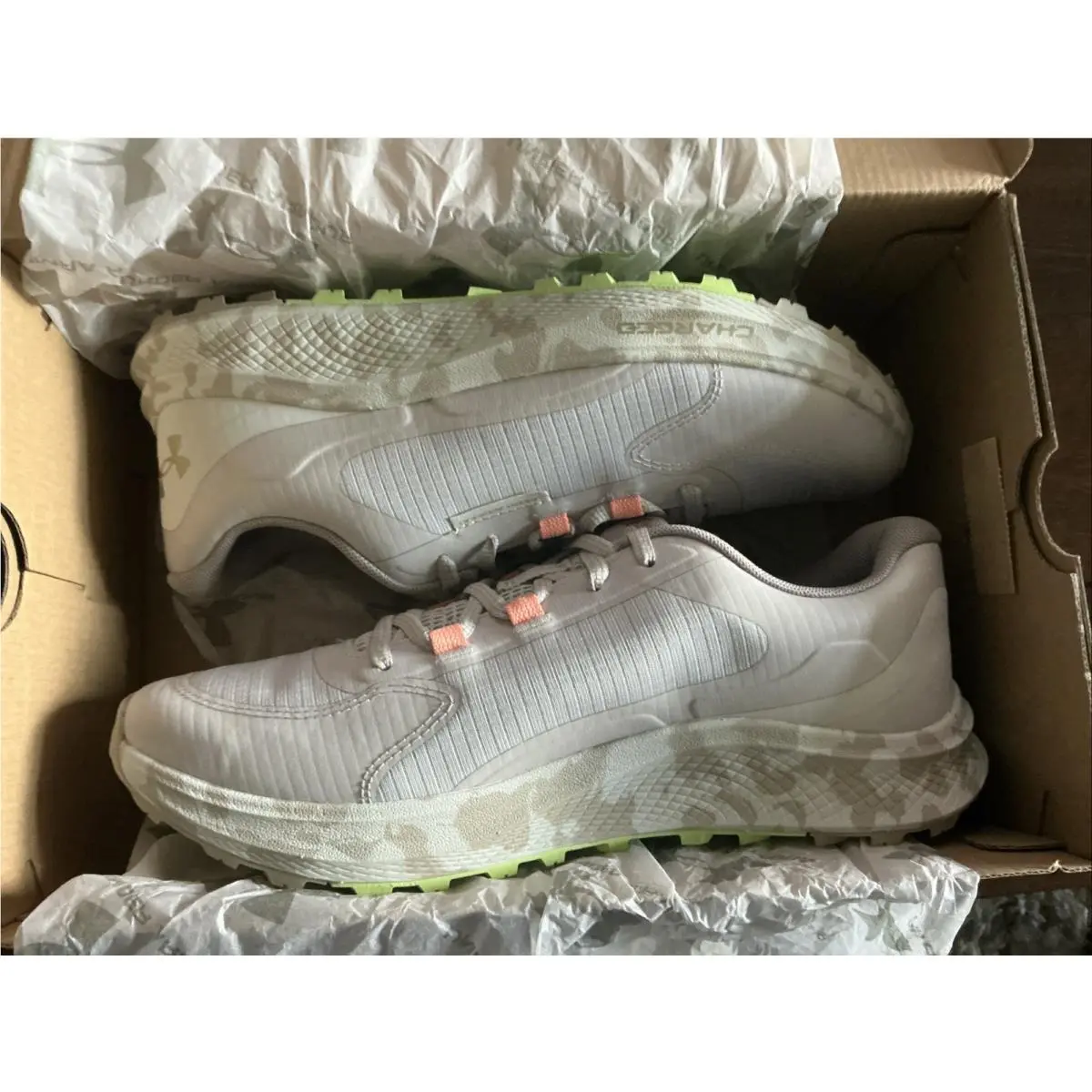 Under Armour shoes - Under Armour Charged Bandit Trail 3 - 3028405-102 - Gray 1