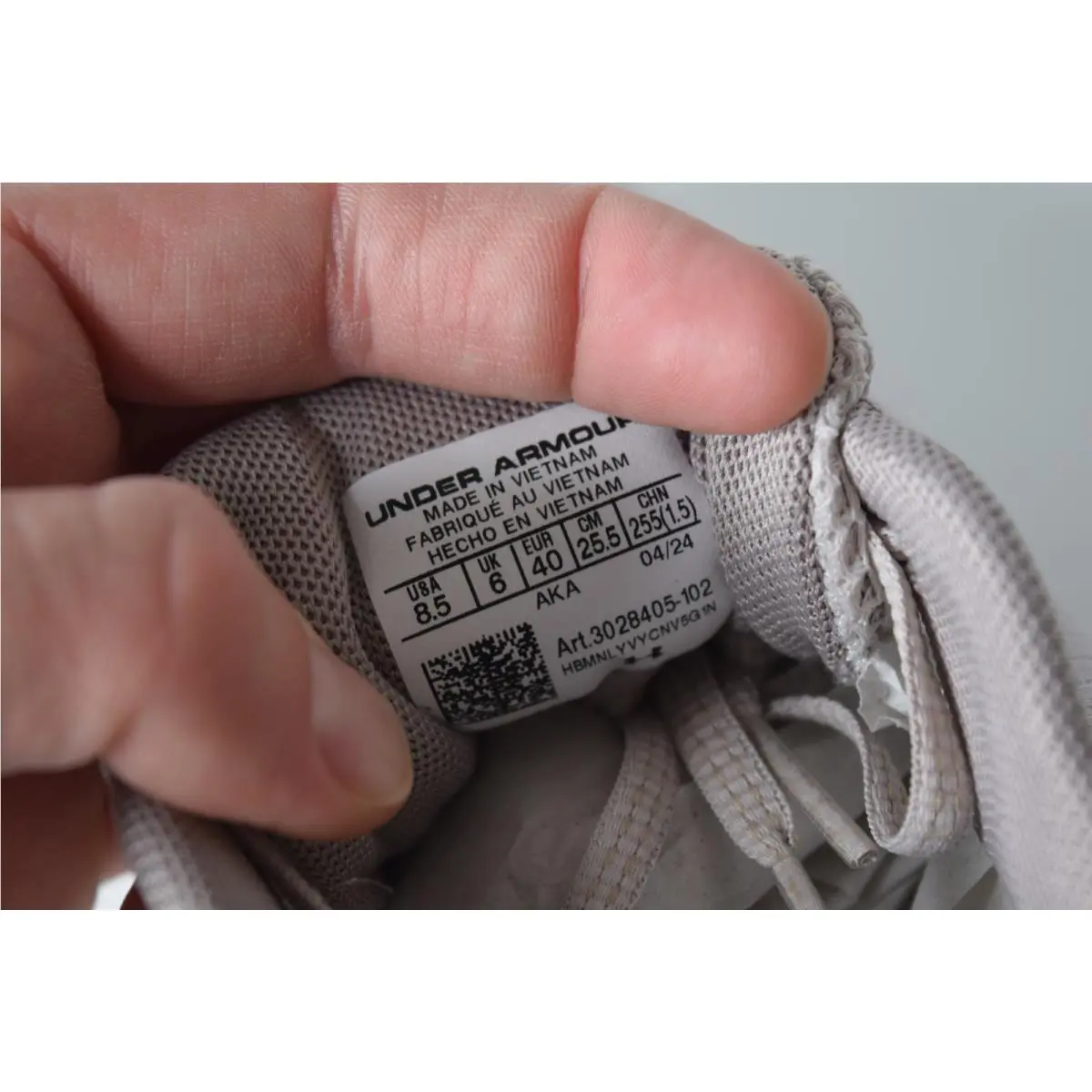 Under Armour shoes - Under Armour Charged Bandit 3 - 3028405-102 - Gray 10