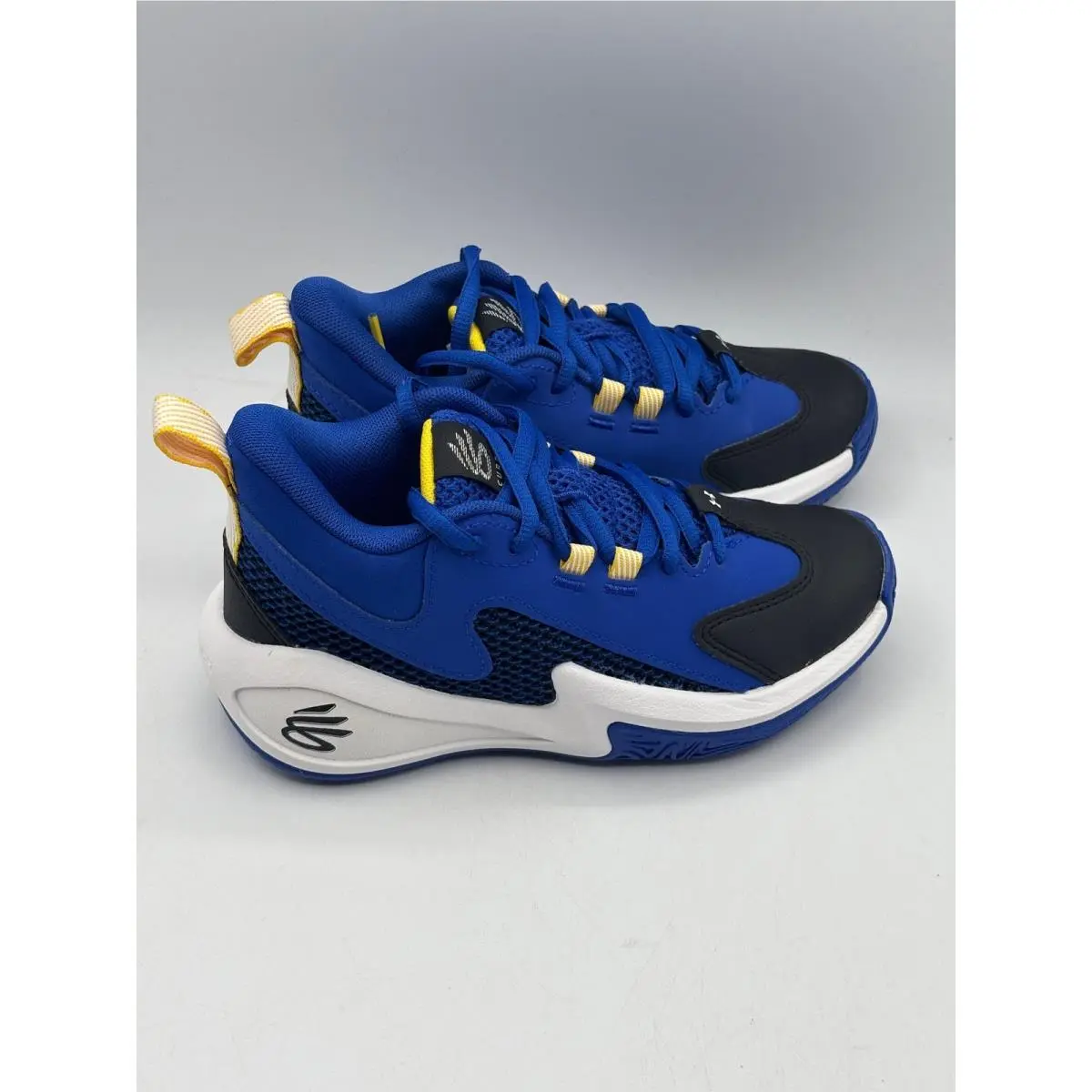 Under Armour Curry 3Z 25 Sde Kids 13K Blue Black Basketball Shoes 6006544-400