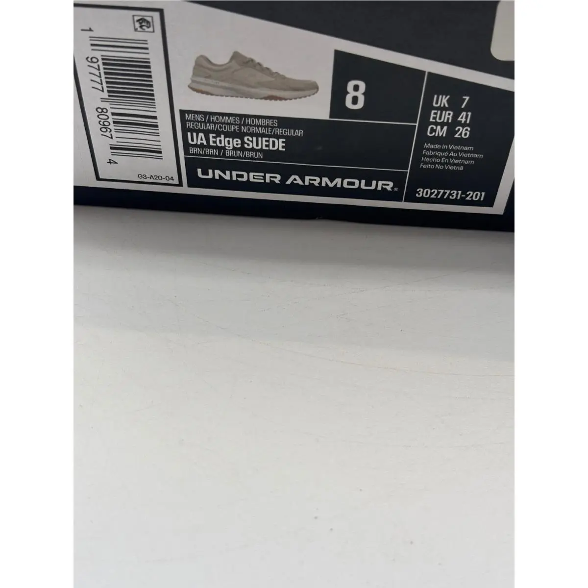 Under Armour shoes - UA Edge Suede - Edge Suede - Brown 5