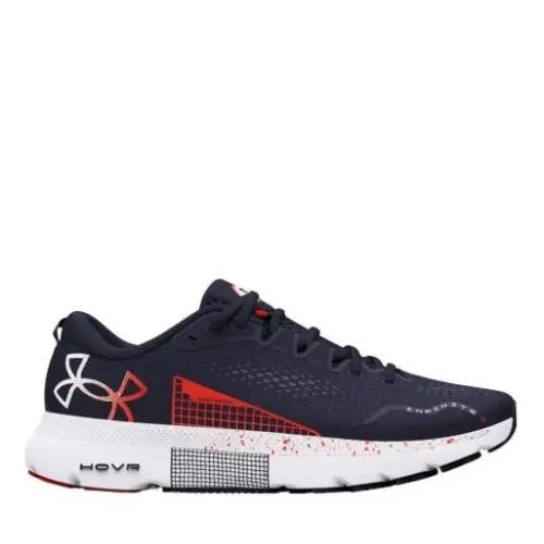 Men`s Under Armour Navy Auburn Tigers Infinite 5 Running Shoes Ncaa 12.5 - Blue