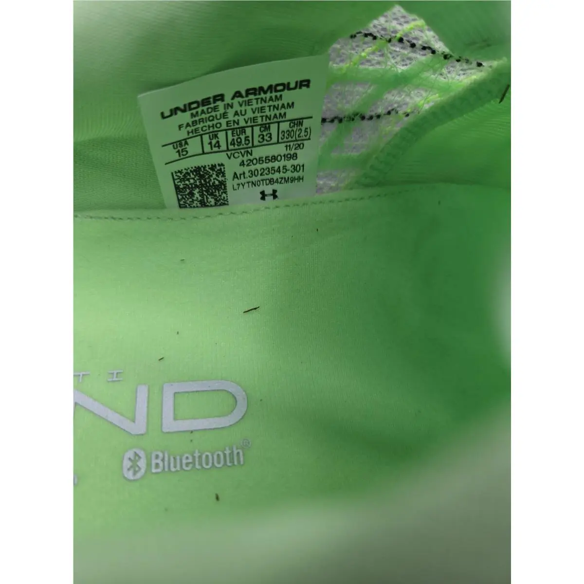 Under Armour shoes - Under Armour Flow Velociti Wind 2 - 3024903-100 - Green 5