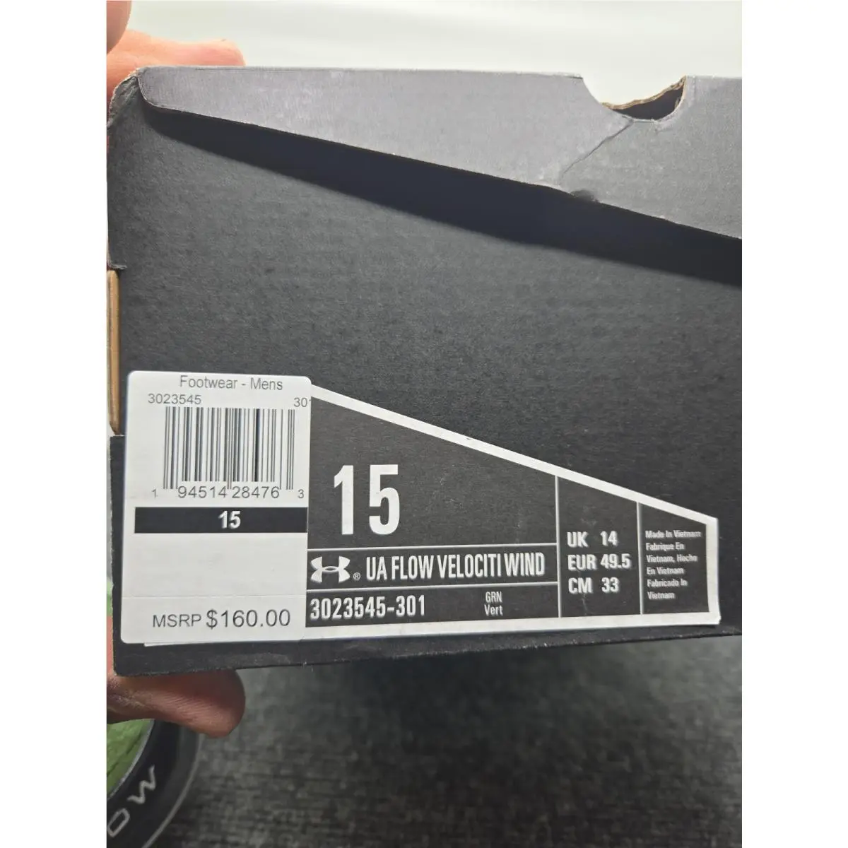 Under Armour shoes - Under Armour Flow Velociti Wind 2 - 3024903-100 - Green 7