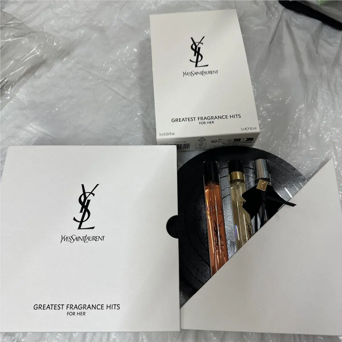 Yves Saint Laurent 3 Eau de Parfum Set Libre Mon Paris Black Opium Travel Spray