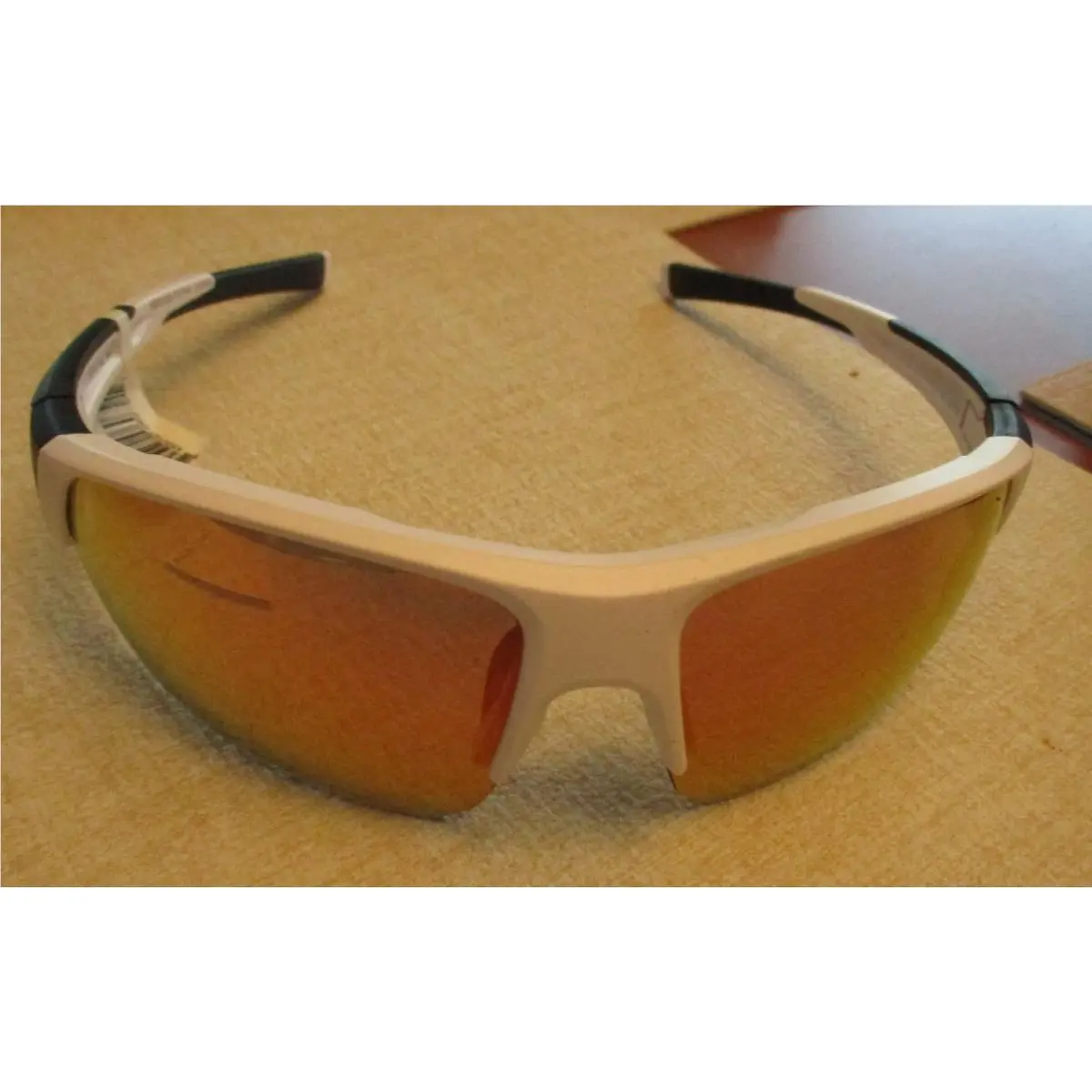Mens Under Armour Changeup Dual Sunglasses White Frame.baseball Orange Lens