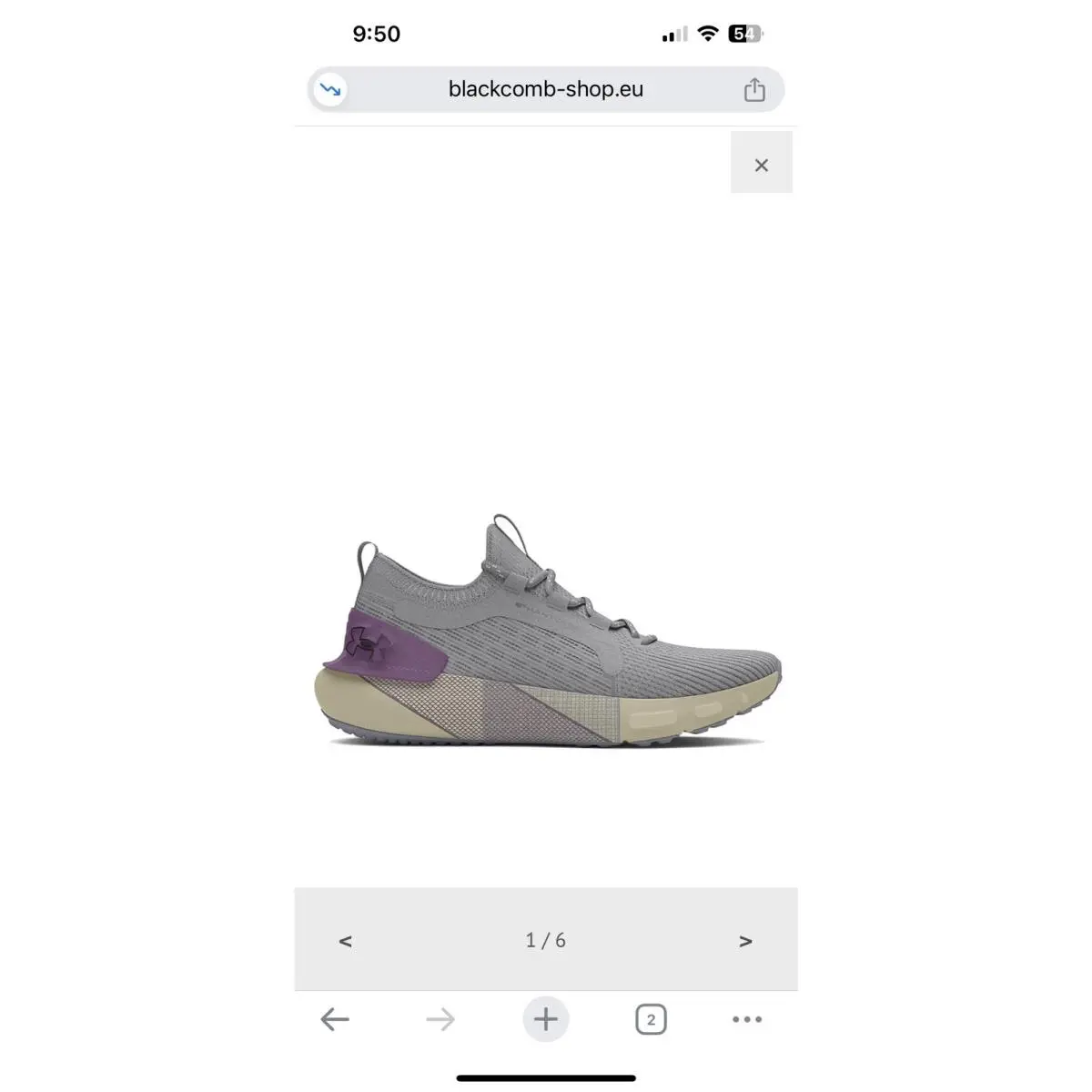 Under Armour shoes - Under Armour HOVR Phantom - HOVR Phantom - Gray 10