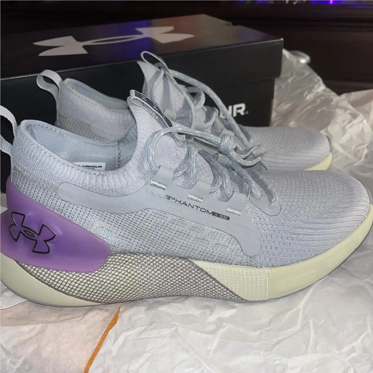 Under Armour shoes - Under Armour HOVR Phantom - HOVR Phantom - Gray 0