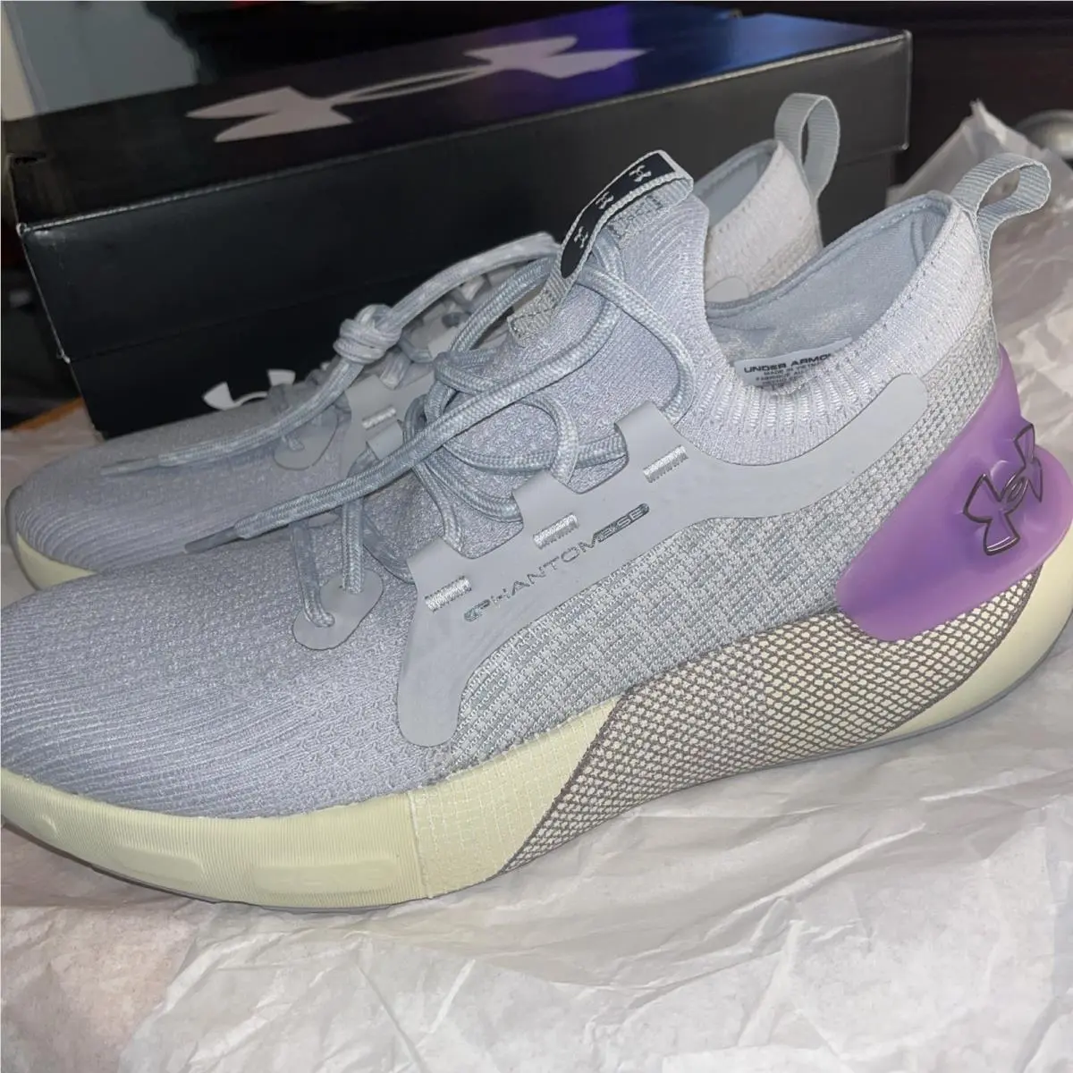 Under Armour shoes - Under Armour HOVR Phantom - HOVR Phantom - Gray 2