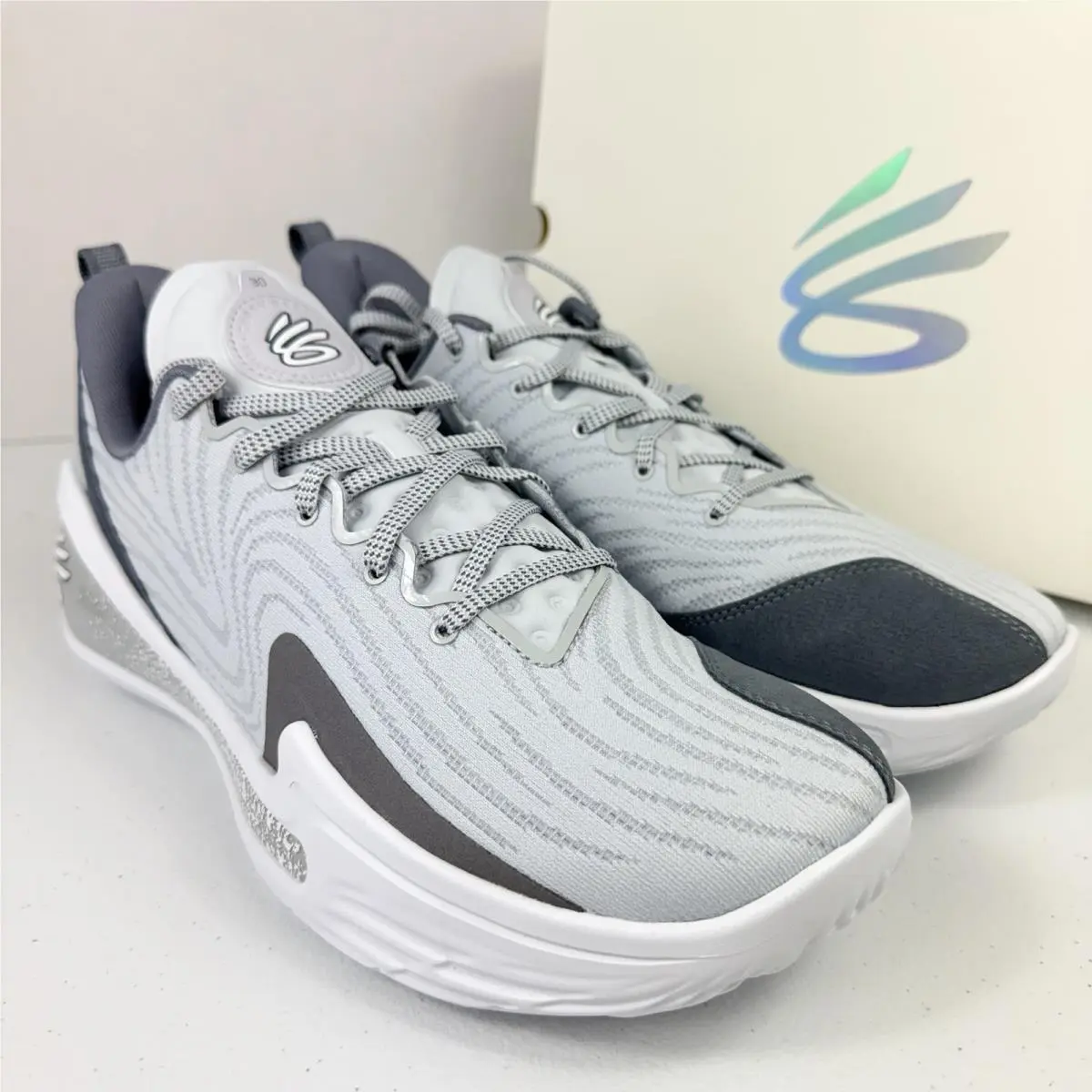 Under Armour shoes - Curry Flow 12 TB Halo Grey - 6000736-014 - Gray 0