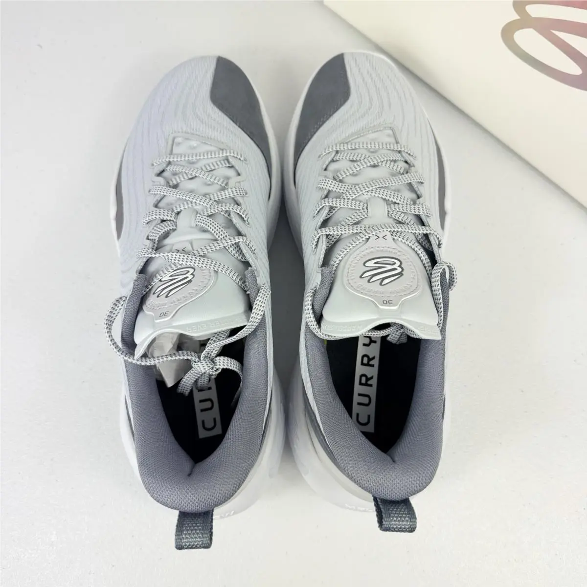 Under Armour shoes - Curry Flow 12 TB Halo Grey - 6000736-014 - Gray 5