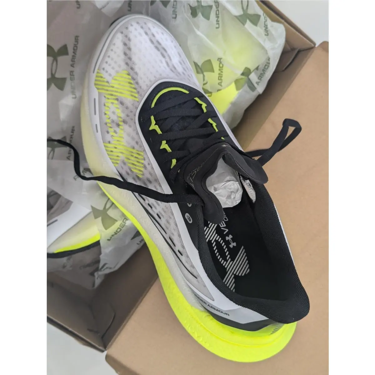 Under Armour shoes - women velocity distance - women velocity distance - 6006030-102 - White 6
