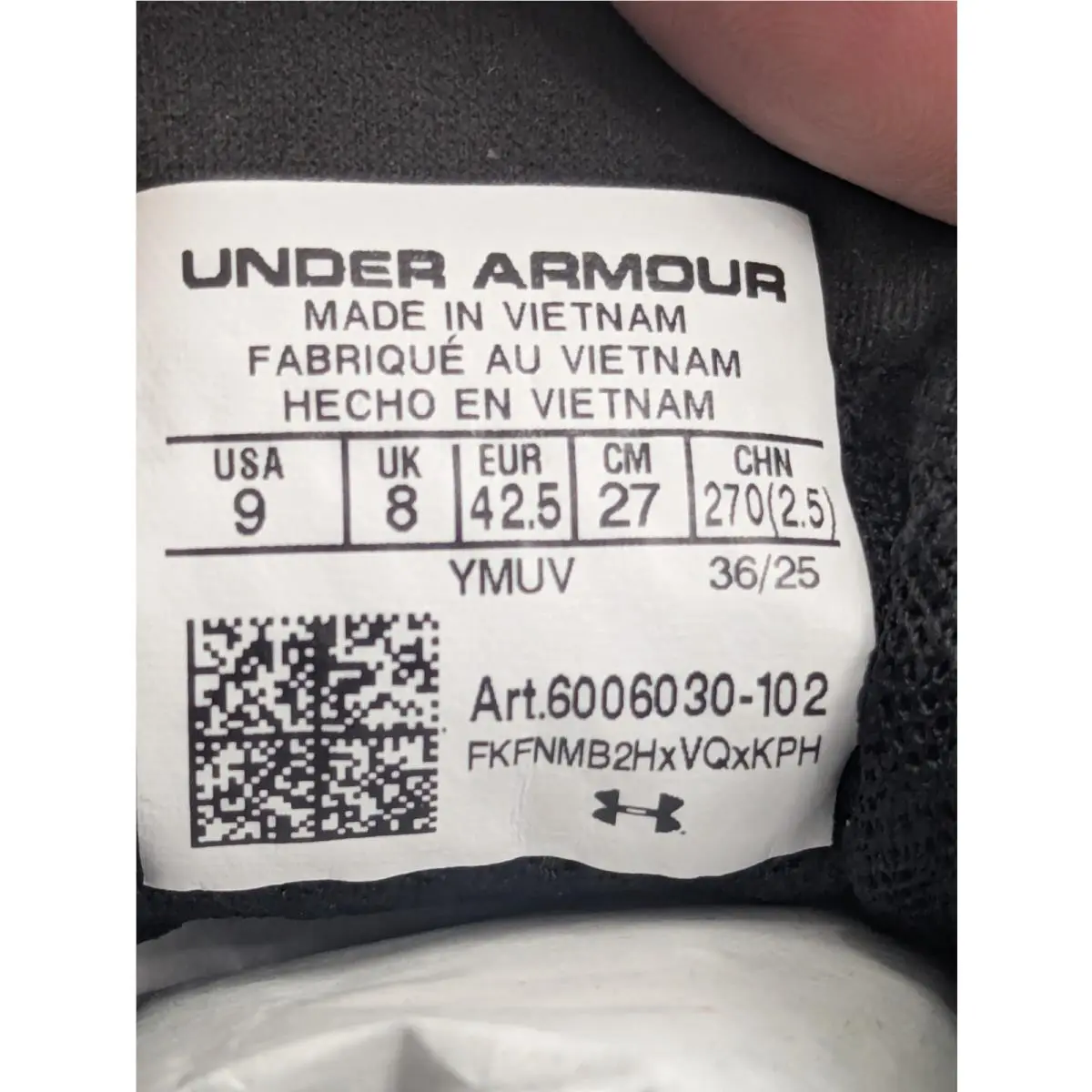 Under Armour shoes - women velocity distance - women velocity distance - 6006030-102 - White 7