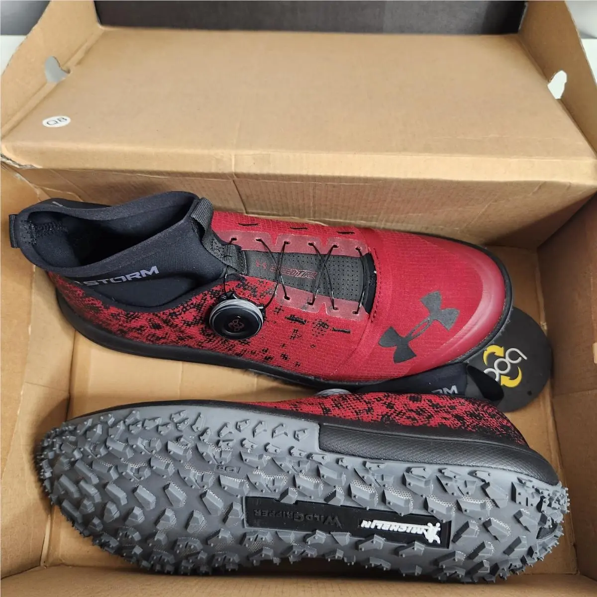 Under Armour shoes - Speedtire Ascent - Speedtire Ascent - 1289139-600 - Red, Secondary: Black 6