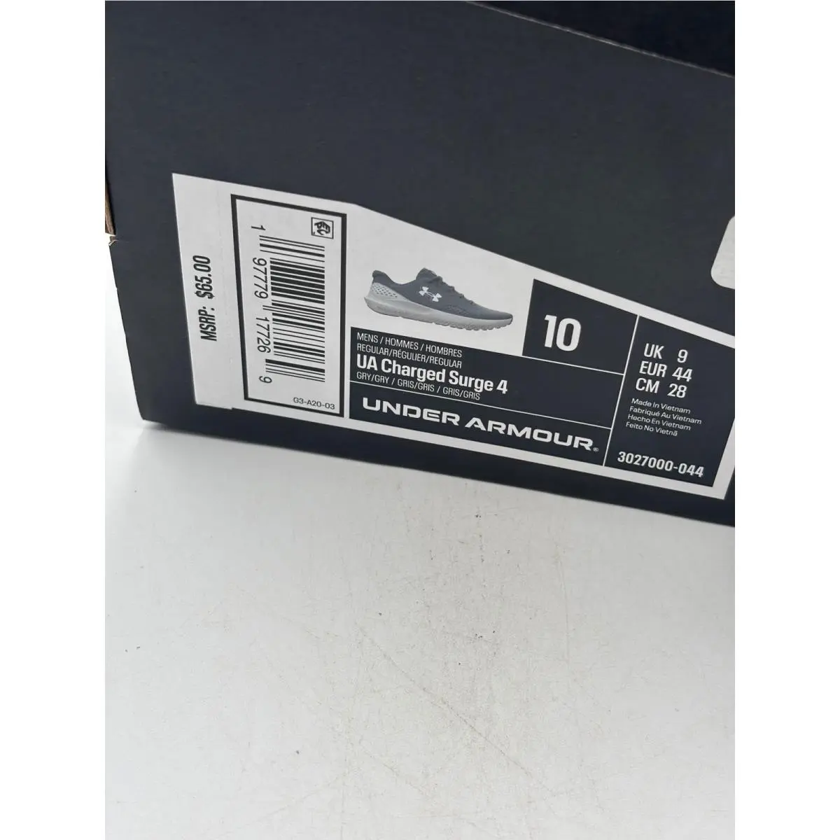 Under Armour shoes - Under Armour Charged Surge 4 - Gray 5