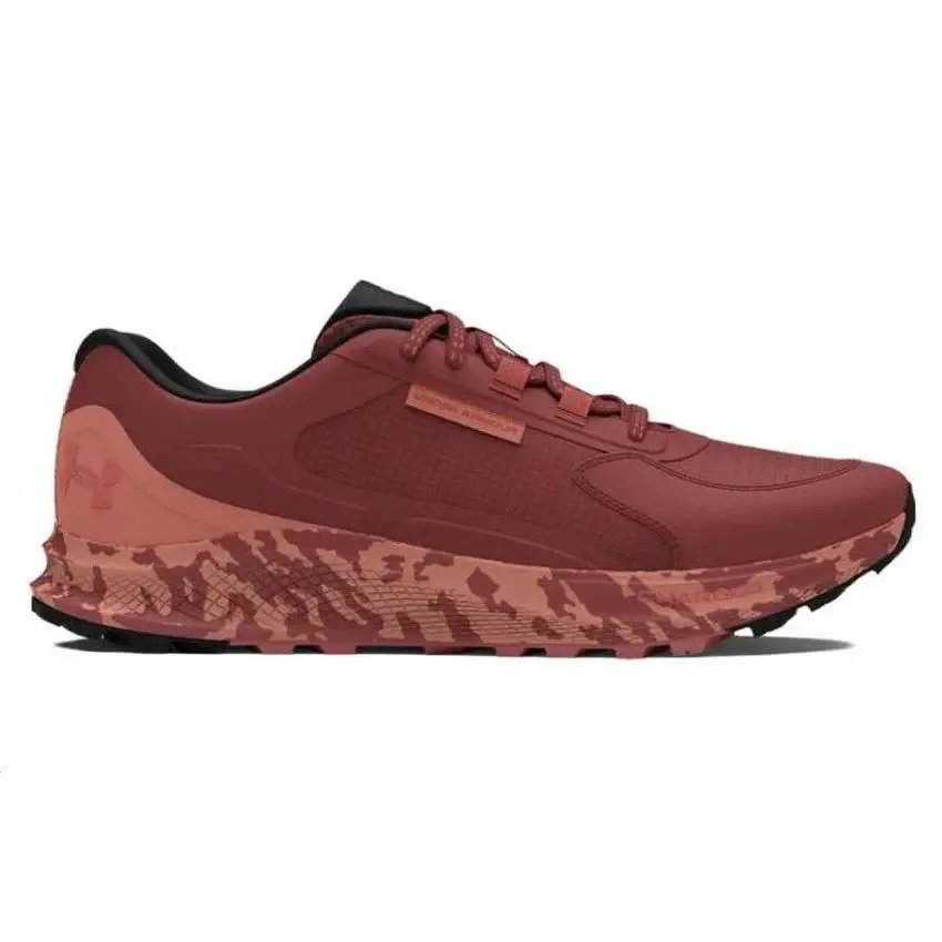 Under Armour Charged Bandit Trail 3 Mens Size 13 Red Running Shoes Sneakers