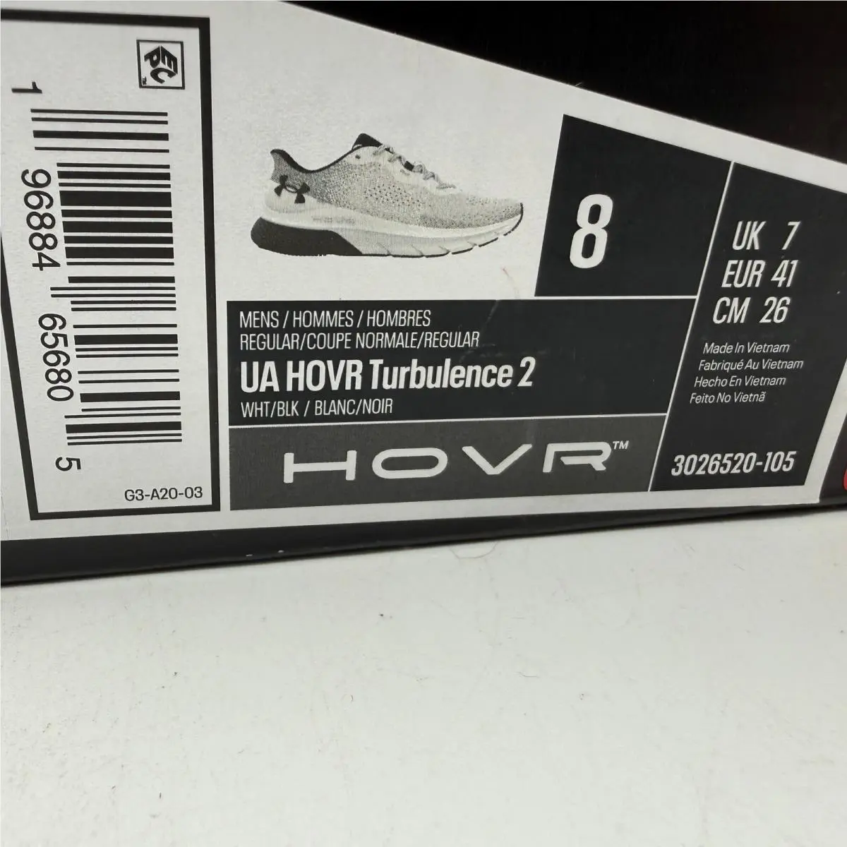 Under Armour shoes - UA HOVR Turbulence 2 - HOVR Turbulence - White 0