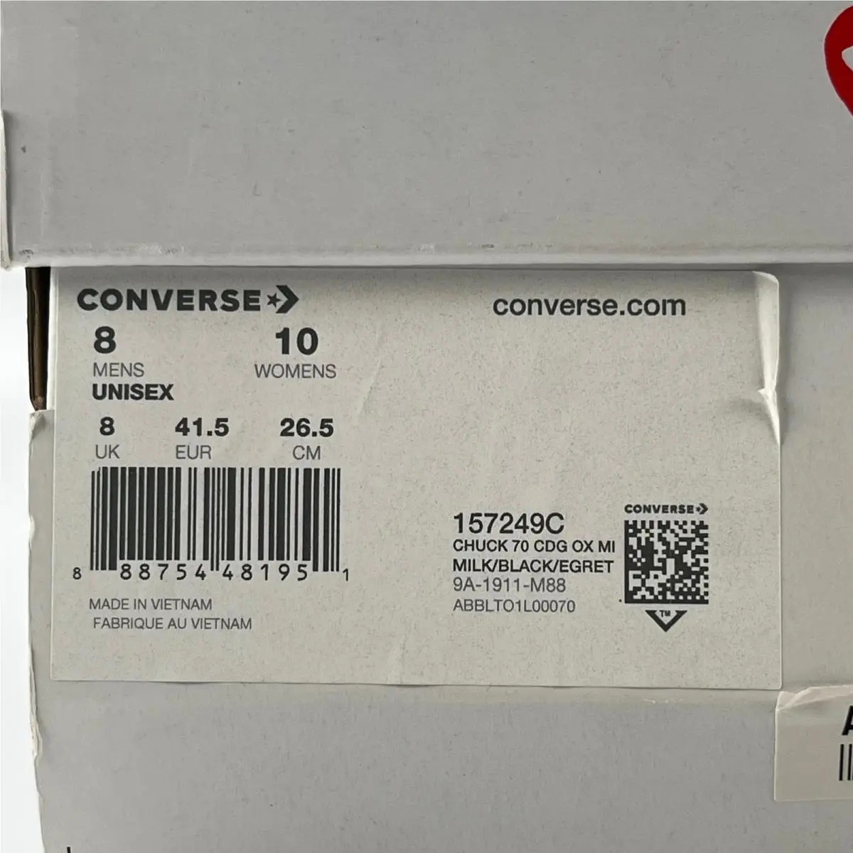 Converse shoes - Converse Chuck Taylor All Star OX Low Top - 157249C - White 8