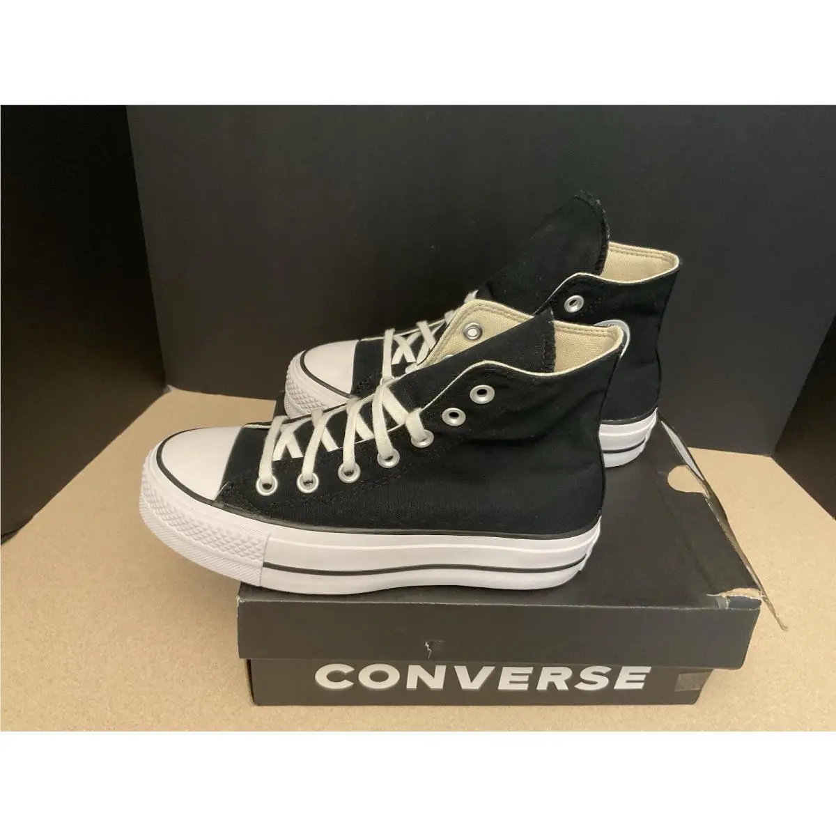 Converse shoes - Converse Chuck Taylor All-Star Lift Platform - Black 4