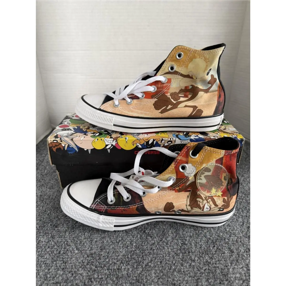 Converse Chuck Taylor All Star Hi Looney Tunes Road Runner Deadstock Mens 5 W7
