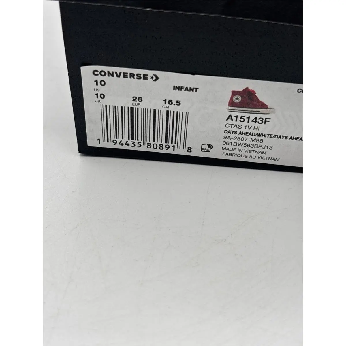 Converse shoes - CTAS 1V HI - CTAS - Red 0