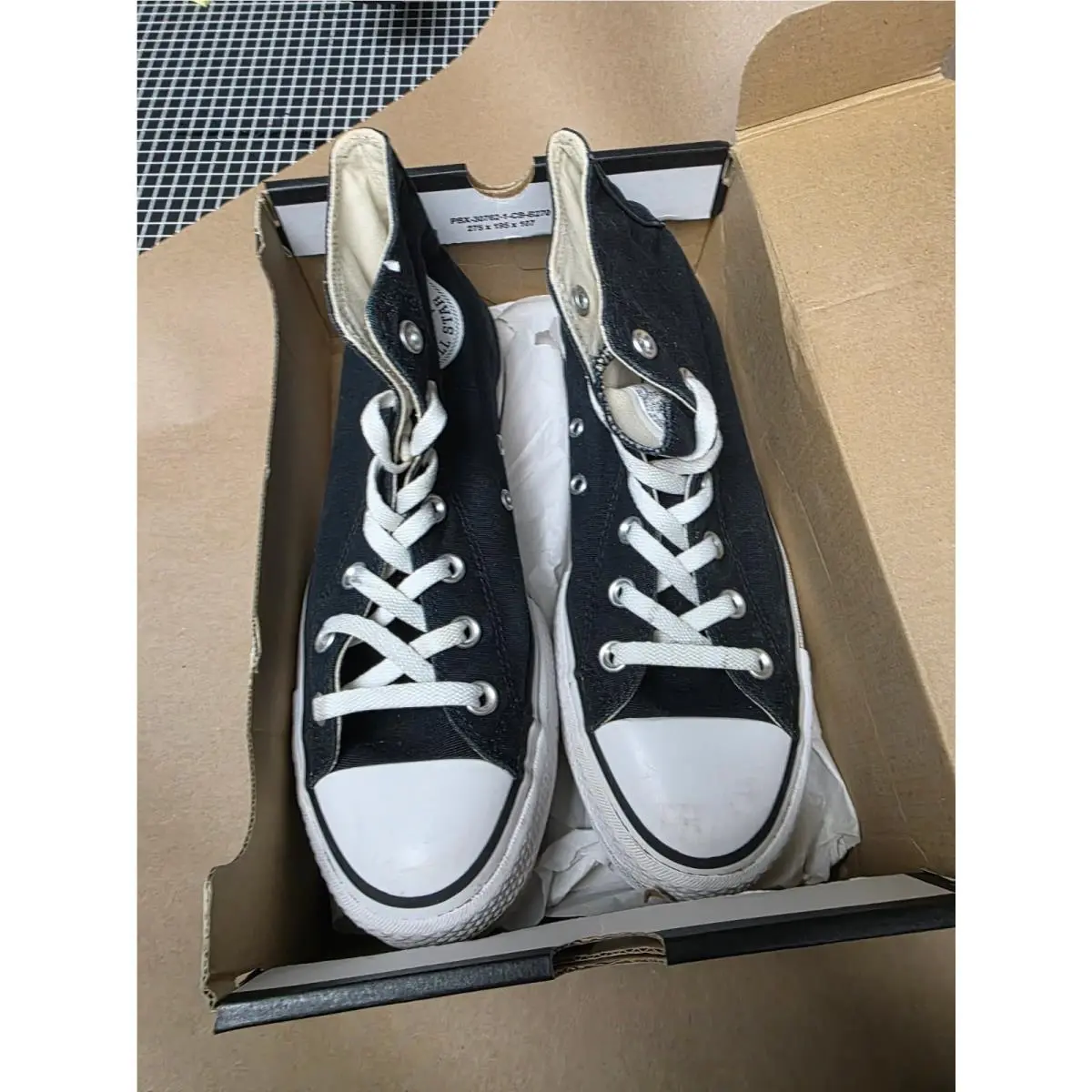 Size 7 - Converse Chuck Taylor All Star Platform High Top Black