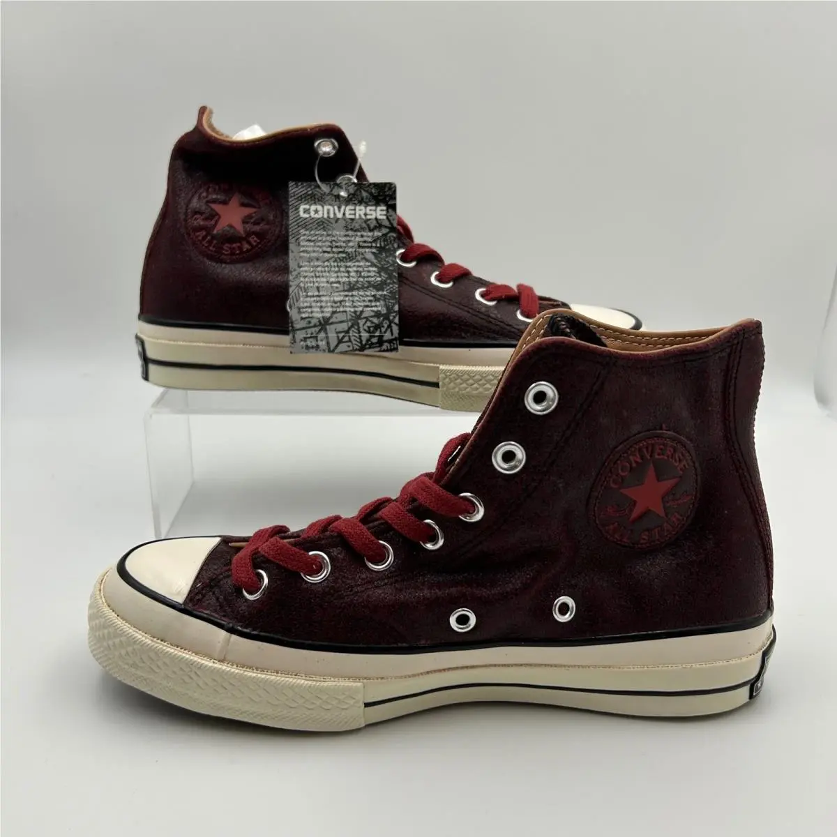 Converse Chuck Taylor 70s High Top Unisex 5M/7W Burgundy Leather 151153C