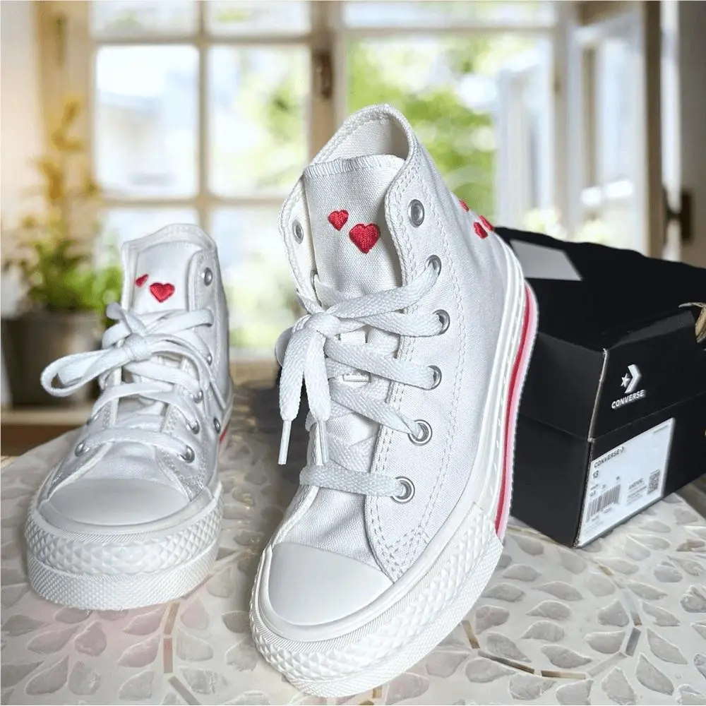 Converse shoes - Converse Chuck Taylor All-Star Hi-top Lift `Valentines` Sneakers - Multicolor, Exterior: Multicolor 1