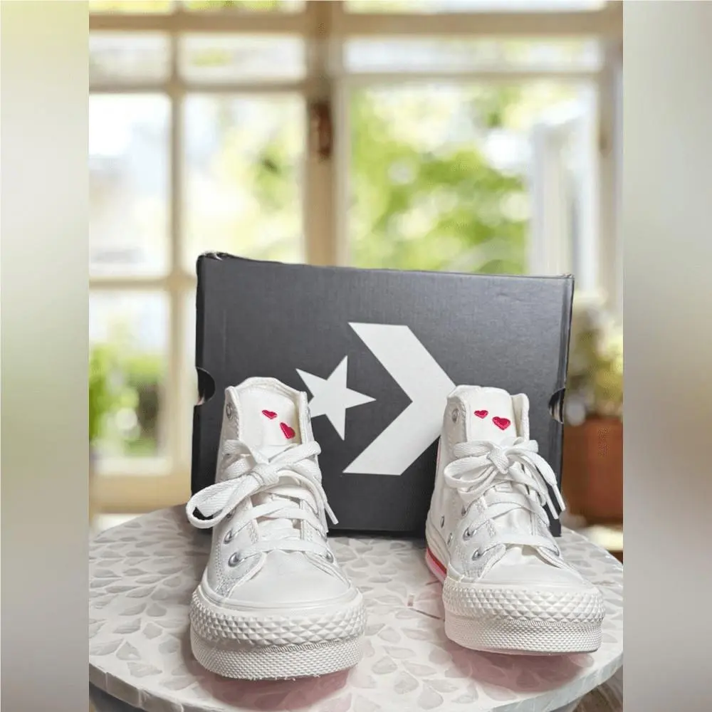 Converse shoes - Converse Chuck Taylor All-Star Hi-top Lift `Valentines` Sneakers - Multicolor, Exterior: Multicolor 4