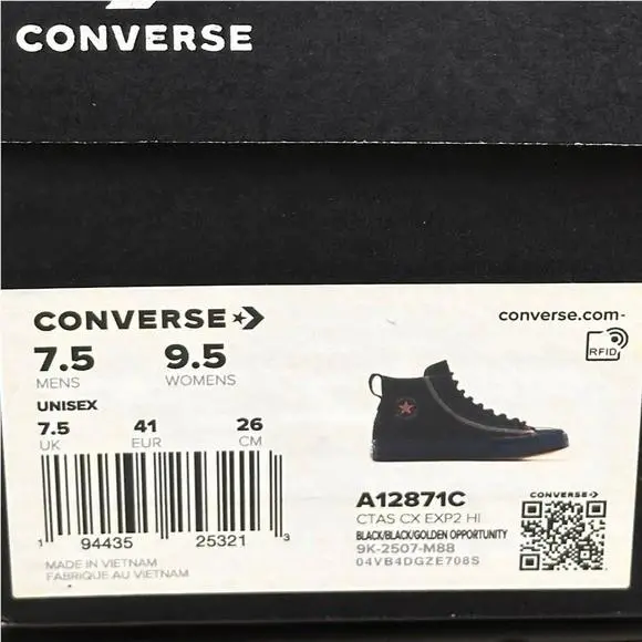 Converse shoes - Black 3