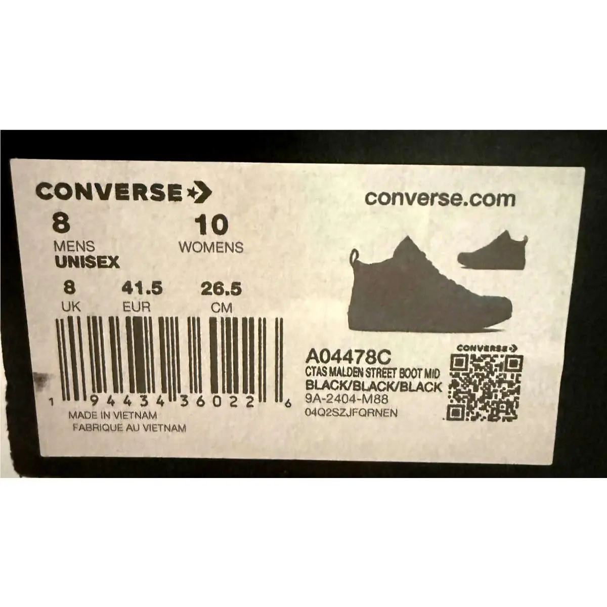 Converse shoes - Converse All Star Malden Street Boot High Top Sneaker - Malden Street Boot - Black 5