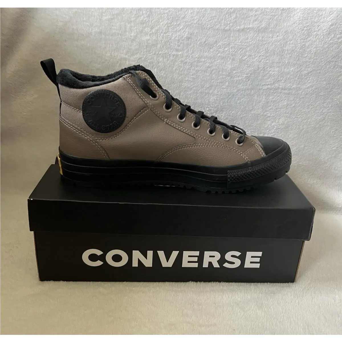 Converse Malden Street Boot Mid Men’s Sz 12 Sneaker Chuck All Star Hiking Taupe