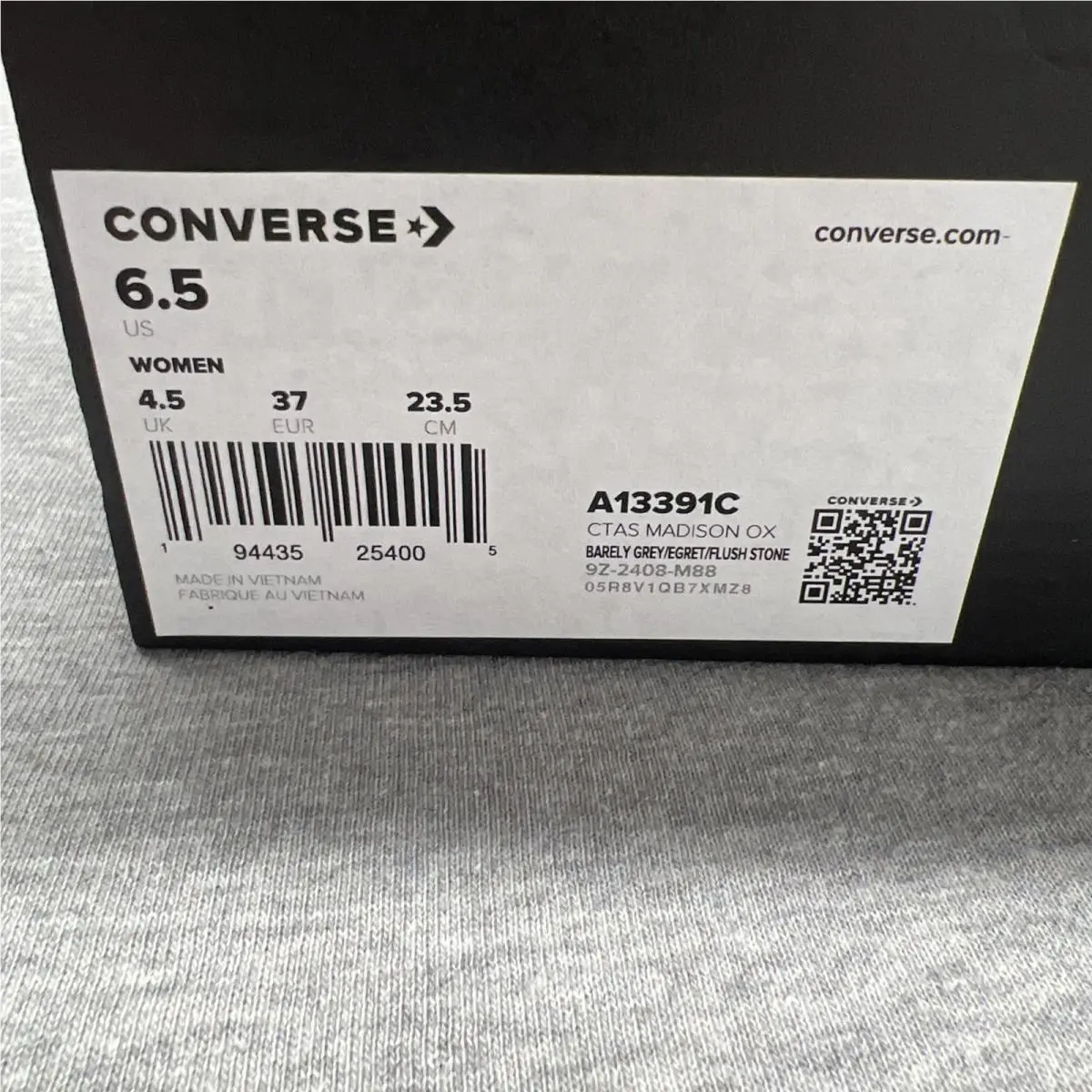 Converse shoes - Converse Chuck Taylor - Chuck Taylor - Gray (UPC: 194435253947) 11