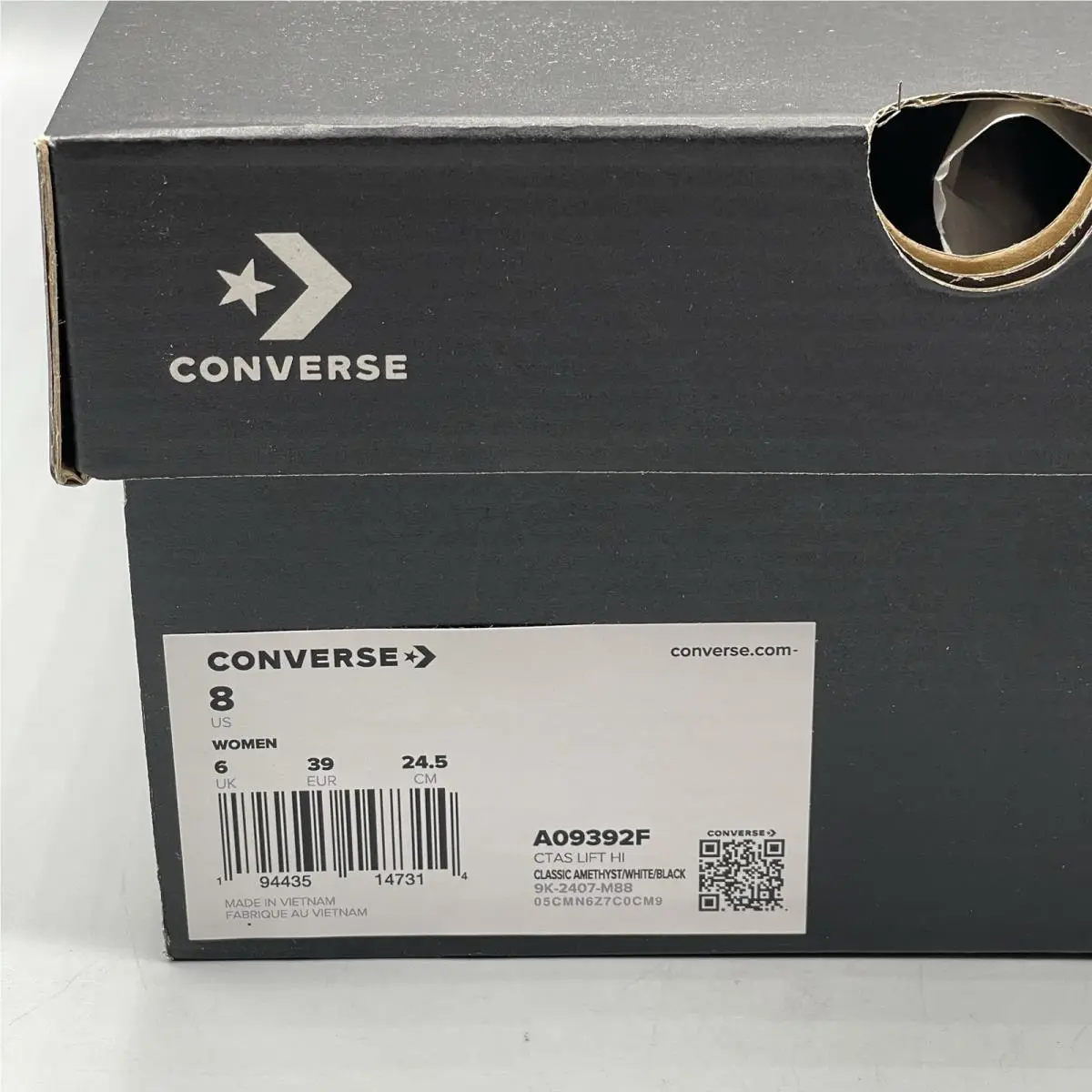 Converse shoes - Converse CTAS Lift Hi - CTAS Lift - A09392F - Purple 6