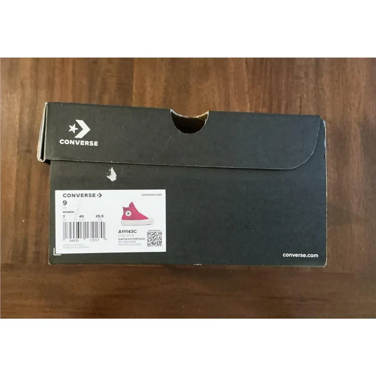 Converse shoes - Converse Chuck Taylor All Star Lift - A11143C - Quantum Violet, Manufacturer: Quantum Violet (UPC: 0194435172170) 7