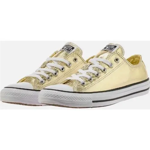 Converse Chuck Taylor All Star Low Unisex Men 8/10 Women Shoes Metallic Gold